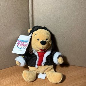 Disney Winnie The Pooh Pilot Poo Bean Bag Stuffed Plush Toy Vintage NEW W/ TAGS!